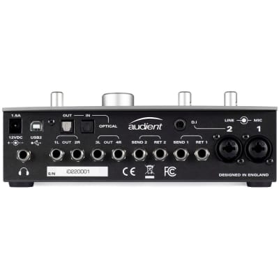 Audient iD22 High-Performance AD/DA USB Audio Interface & Monitoring System image 3
