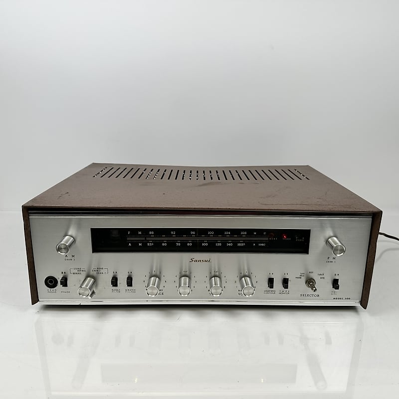 Vintage Sansui 500 Tube Receiver Stereo  			