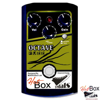 Hot Box Pedals Canada by MOEN HB-OF OCTAVE and FUZZ Analog Guitar Effect Pedal True Bypass image 2