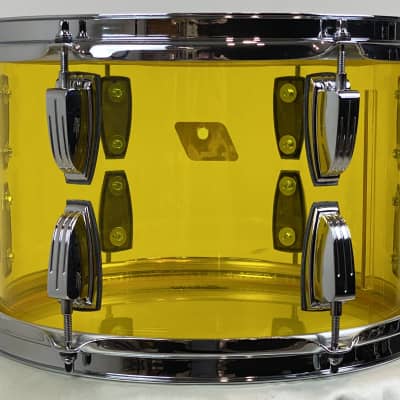 Ludwig 18/12/14/5x14" Vistalite Jazzette Drum Set - Yellow Vistalite w/ Exclusive 18" BD! image 14