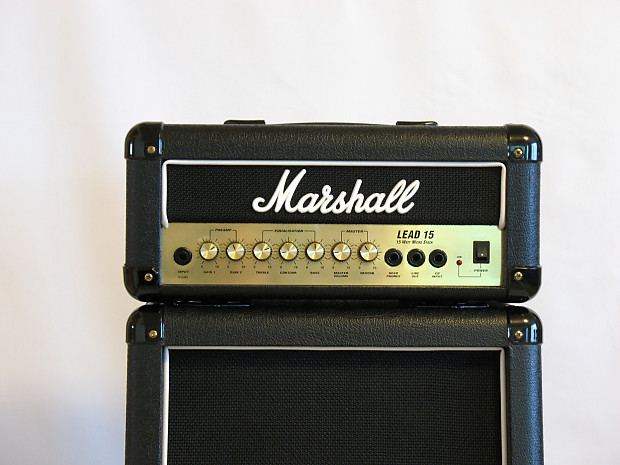 ❤️入手困難 ❤️Marshall LEAD 15 MICRO STACK Head Marshall Lead 15 Mini-Stack Amp Micro Head 15 Watts G15MS