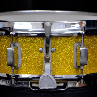 Trixon 25.5/13/16/5x14 Drum Set - Speedfire Gold Glitter NOS image 5