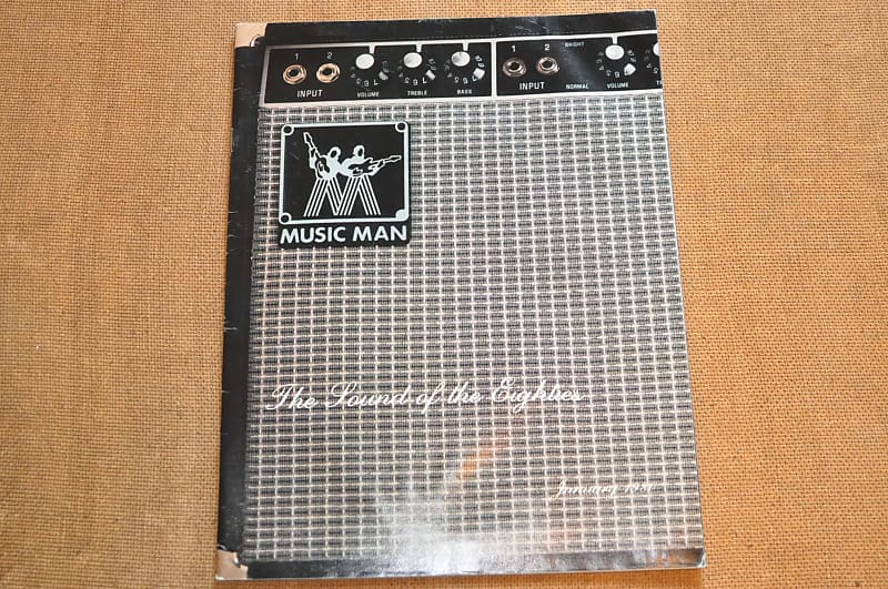 Music Man Vintage catalog booklet brochure. 1980. Reverb