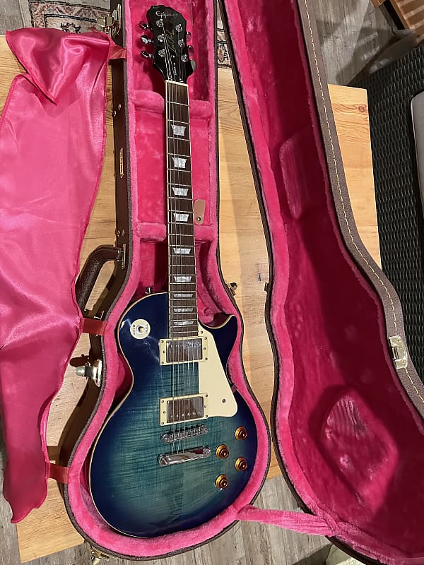 【美品】エピフォン レスポールスタンダード リミテッドエディション 2002年製 2002 Gibson Les Paul Studio Limited ～/ Lake Placid Blue