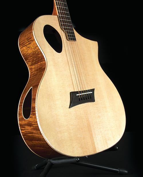 Michael Kelly MKTPE Triad Port Offset Soundhole Cutaway with Electronics Gloss Natural image 1