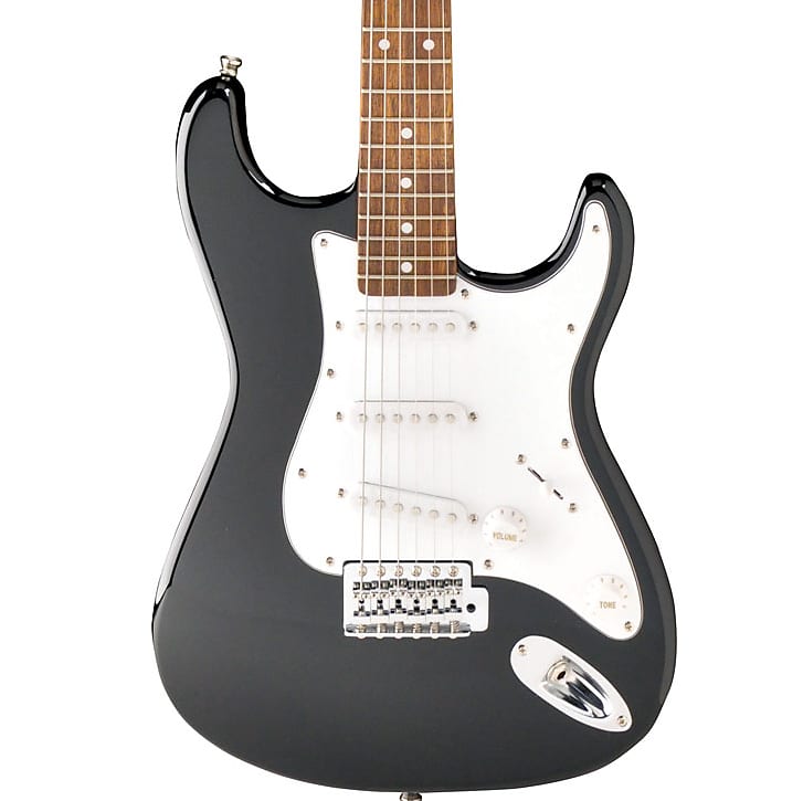 Jay Turser Junior Double Cutaway Electric Guitar 3/4 Size Black JT-30- BK