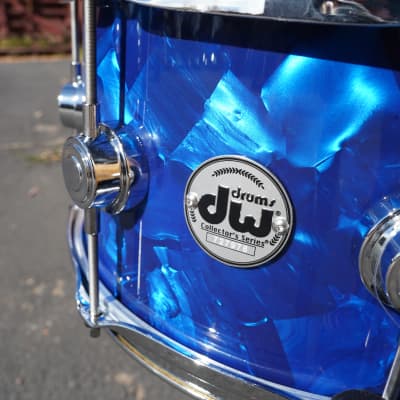 DW USA Collectors Series - Blue Moonstone 6.5 x 13" Pure Maple Snare Drum (2023) image 4