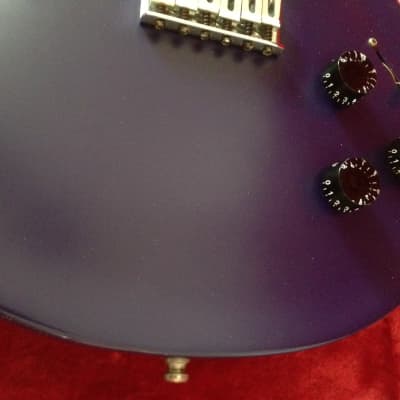 1993 Edwards by ESP Gothic Purple LP Shaped Superstrat Guitar w Premium USA Hardshell Case MIJ Japan image 23
