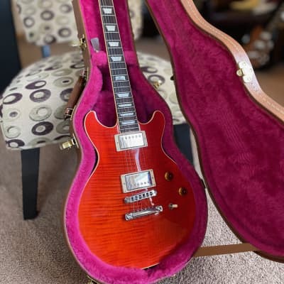 2014 Gibson Les Paul Classic Double Cutaway - Trans Red image 1