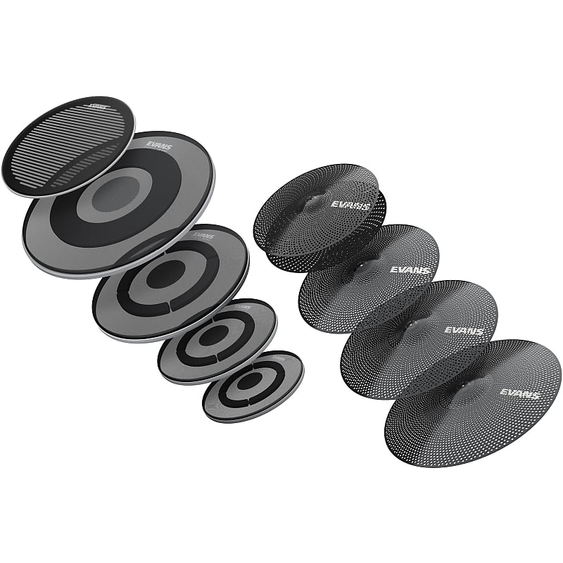 Evans dB One 4-Piece Cymbal Box Set (14HH-16C-18C-20R) & Head Pack image 1