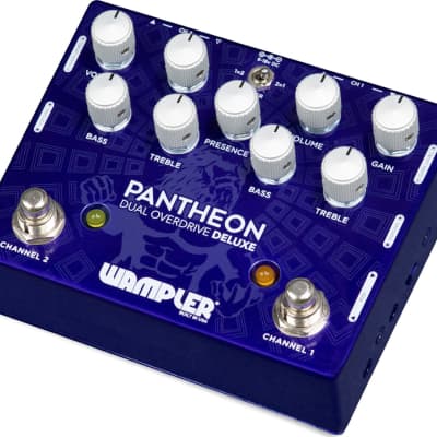 Wampler Pantheon Deluxe Dual Overdrive Guitar Effects Pedal image 2