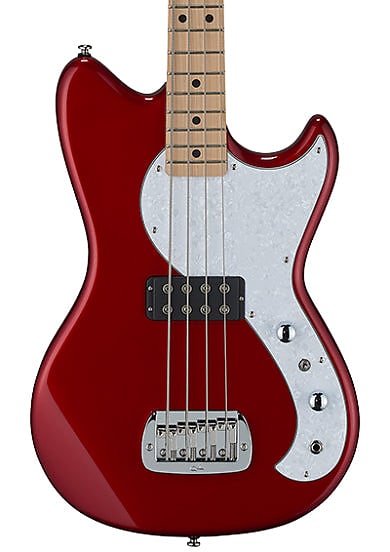 G&L Guitars Tribute Series Fallout Shortscale Bass - Candy Apple Red image 1