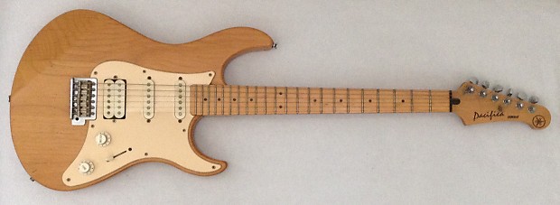 Yamaha Pacifica 112m Electric Guitar Rare Natural Finish Desirable Taiwan Made