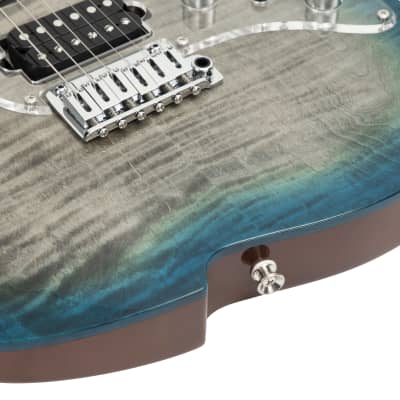 Vola Guitars OZ RV TNC Aqua Burst Gloss image 6