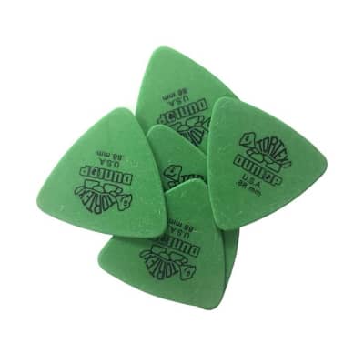 Dunlop Guitar Picks  Tortex Tri - Triangle  .88mm  431P.88  Green image 1
