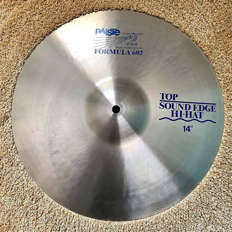 Paiste 14" Formula 602 "Blue Label" Sound Edge Hi-Hat Cymbals (Pair) image 1