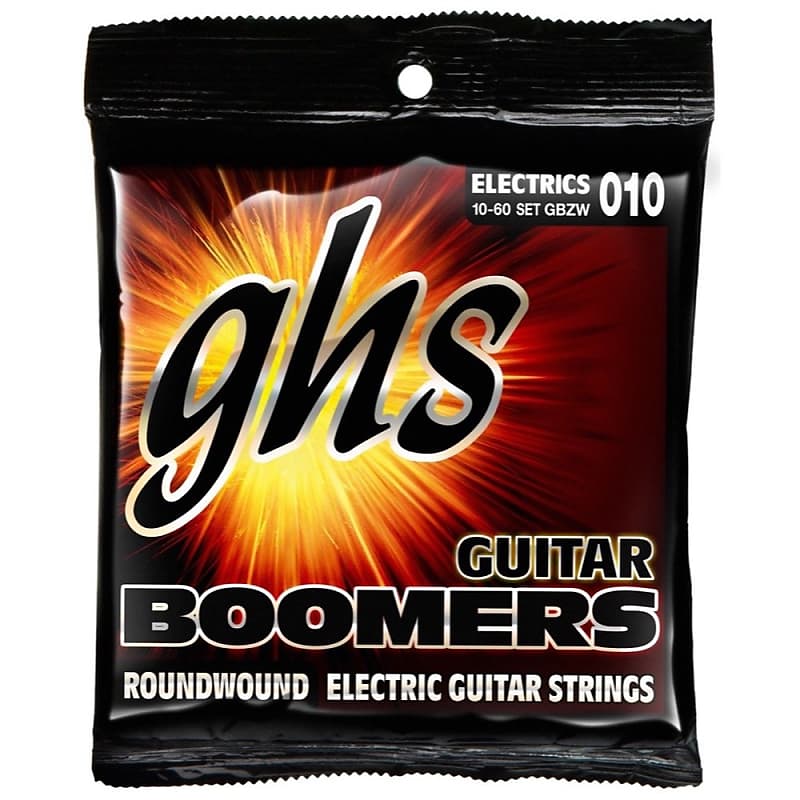 GHS Boomers Low Tuned Electric Guitar Strings 10-60, GBZW image 1