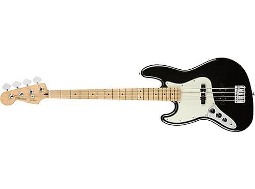 Fender Player Jazz Bass Left-Handed Bass Guitar (Black, Maple Fingerboard) (Used/Mint)(New) image 1