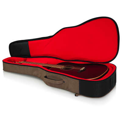 Gator Transit Series Acoustic Guitar Gig Bag, Tan image 8