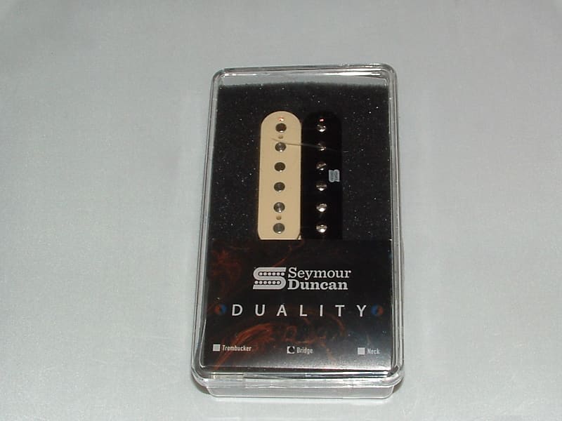 Seymour Duncan Duality 6 String Bridge Pickup Reverse Zebra  New Warranty image 1