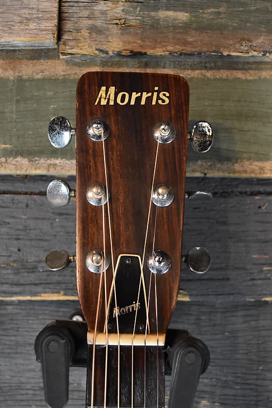 Morris FD-15 OM Acoustic Guitar 1975 Natural | Reverb