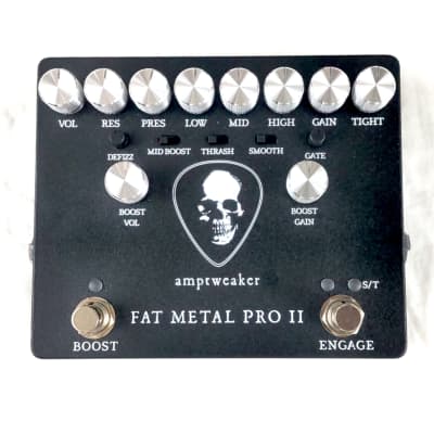 Used Amptweaker Fat Metal Pro II Distortion Preamp Guitar Effects Pedal for sale