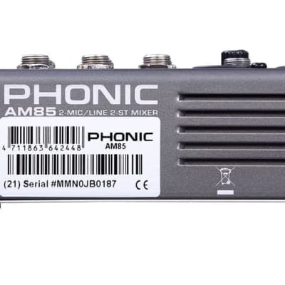 Phonic AM85 6 Channel Mixer (AM85) | Reverb
