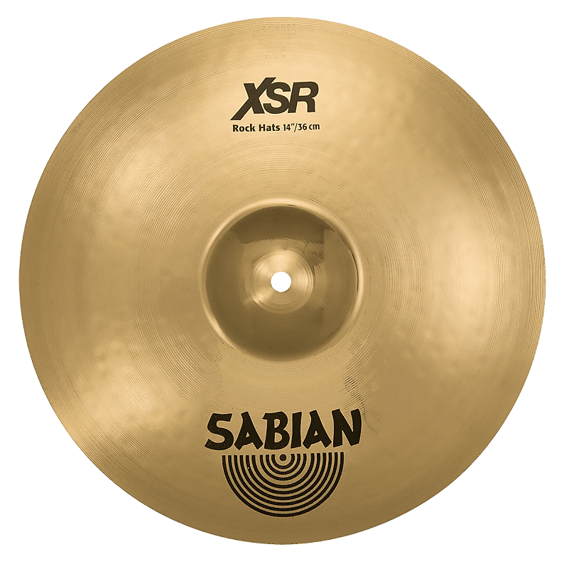 Sabian 14" XSR Rock Hi-Hat Cymbals (Pair) image 1