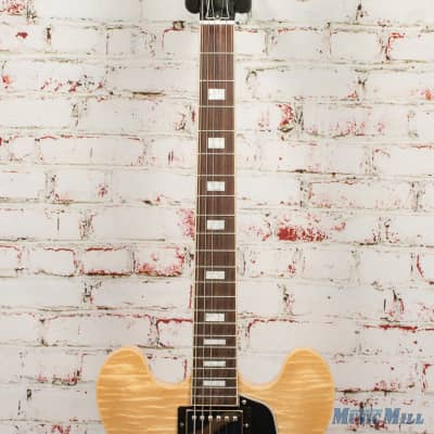 USED Gibson ES-335 Figured Hollowbody Electric Guitar Antique Natural image 3