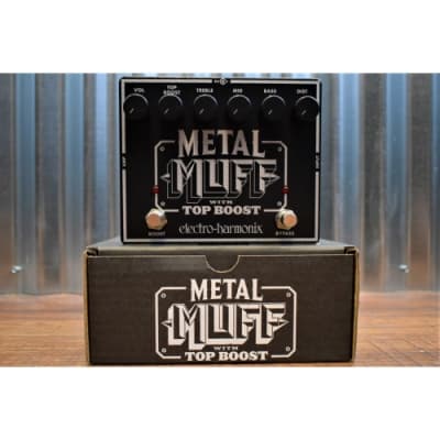 Electro-Harmonix EHX Metal Muff with Top Boost Guitar Effect Pedal image 1