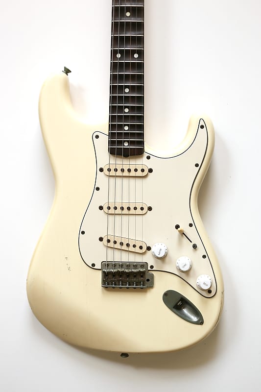 Fender Japan Stratocaster, '62 Reissue, 1986, Yellow White