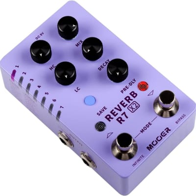 MOOER R7 X2-Seriers Stereo Multi Reverb Pedal image 7
