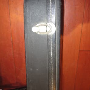 Circa 1965 Gibson Bass Case Black w/ Purple Interior image 3