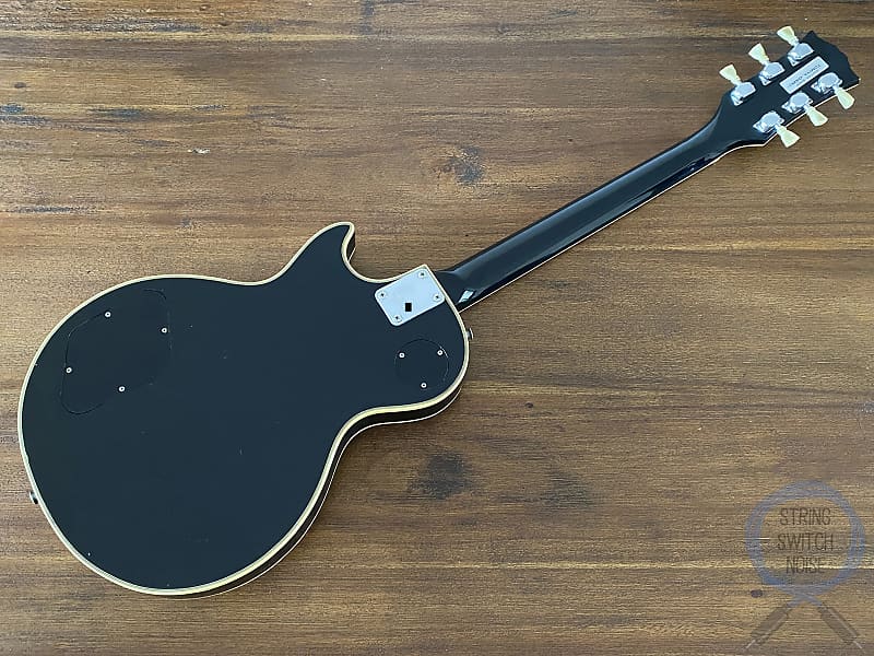 Greco Single Cut Guitar, Ebony (Black), Vintage 1976, Made