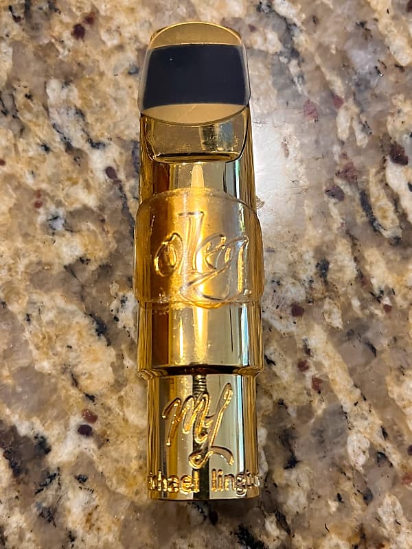 Oleg Michael Lington Signature Alto Mouthpiece Gold #7 2017-Present - Gold