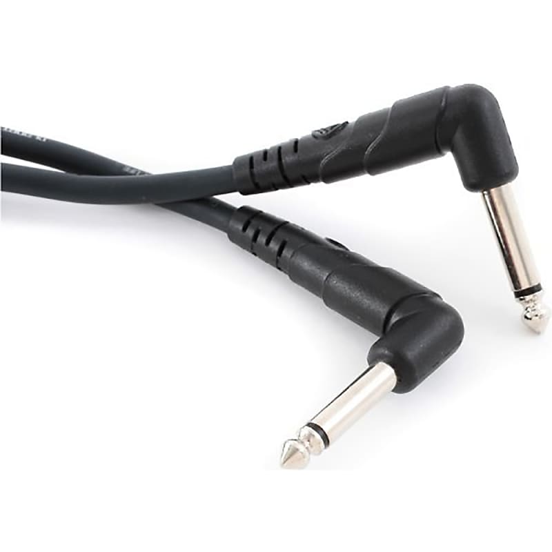 Planet Waves PW-CGTP-105 Classic Series Patch Cable, Right-Angle to Same - 6 in. image 1