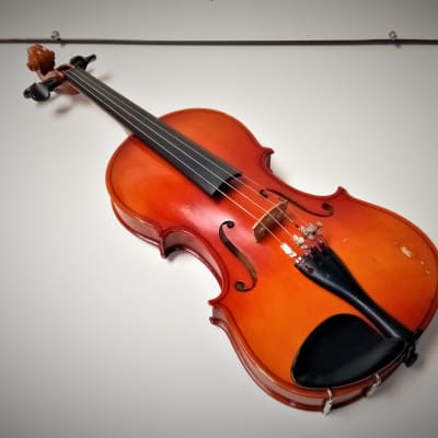 Glaesel 3/4 Size Student Violin VI401E3 Stradivarius Copy Case/Bow Ready To Play image 4