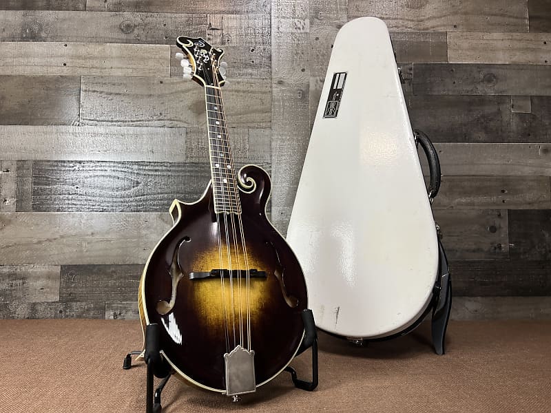 Darrell Sheppard Custom Left-Handed F5-Style Acoustic-Electric Mandolin W/Calton HSC - Burst image 1