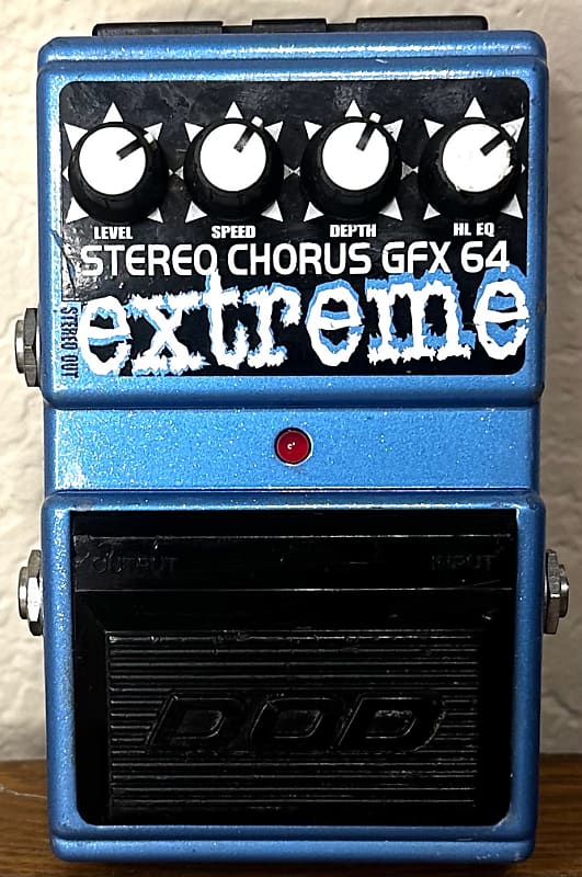 DigiTech GFX64 Stereo Chorus Extreme Rare Pedal Reverb