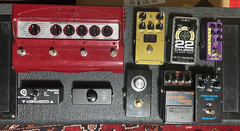 Boss JHS Amptweaker Vox EHX Line 6 Mooer pedal lot