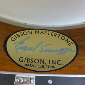 Gibson Earl Scruggs Mastertone 1984 Signed Number 0054 image 3