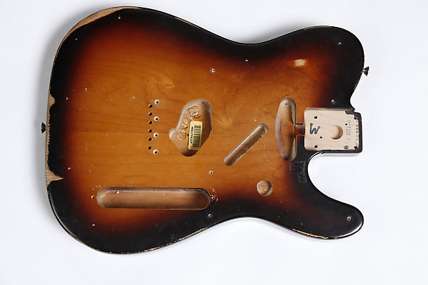 Road worn shop telecaster body