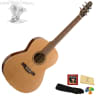 Seagull Coastline S6 Folk Cedar Acoustic Guitar with qIT Electronics Natural Finish