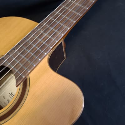Admira Virtuoso ECF Cutaway Acoustic Electric Nylon String Classical Guitar Made in Spain image 9