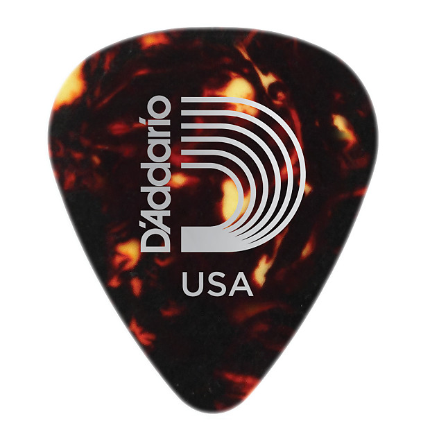 Planet Waves Shell-Color Celluloid Guitar Picks, 25 pack, Medium image 1