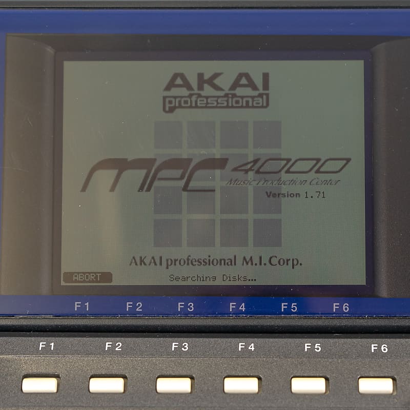 Akai MPC4000 BL Plus 24-Bit 96kHz Music Production Center Version 1.71