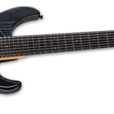 ESP LTD SN-1007HT Baritone 7-String Electric Guitar Black Blast BRAND NEW SN1007HT image 3