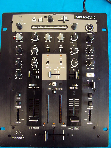 Behringer NOX404 (2) Channel DJ Mixer W/Effects | Reverb Canada