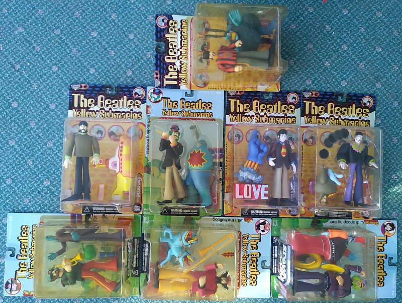 Complete outlets set of Beatles Mcfarlane figures