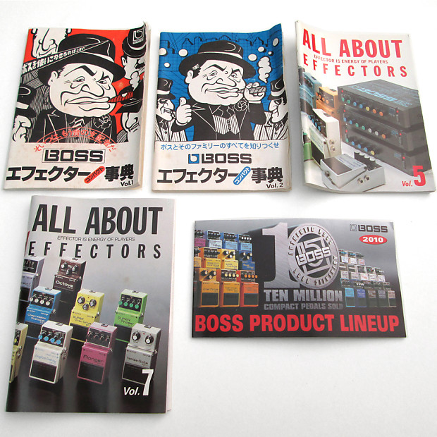 Vintage 80's Boss Pedal Catalog Brochures Featuring Reverb Australia